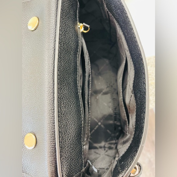 Michael Kors Black Logo Satchel - Picture 2 of 12